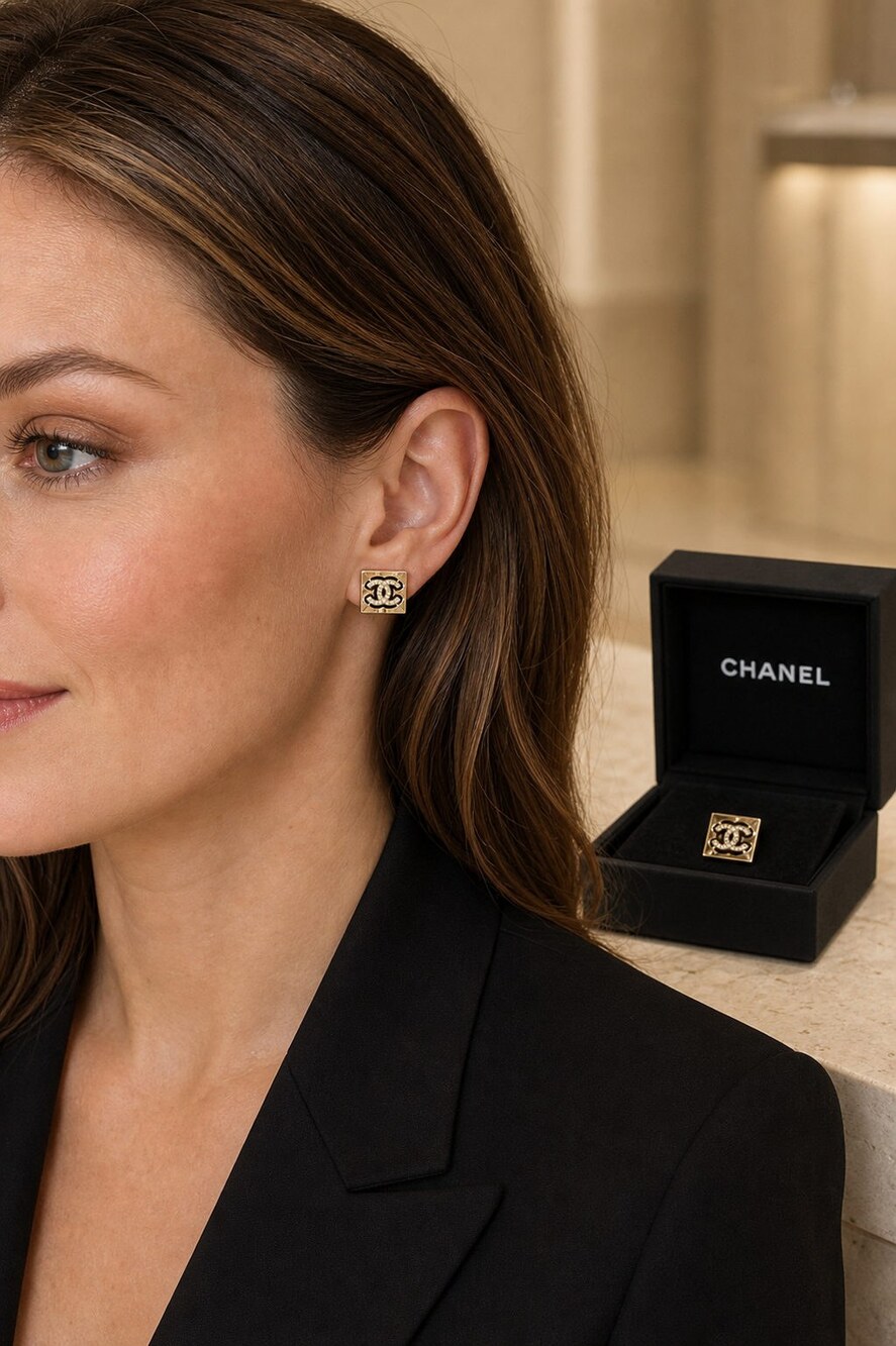 CHANEL Classic Parisian Earrings Style 17 | New with Box - Picture 8 of 9